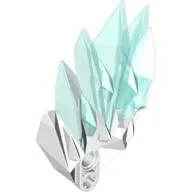 Large Figure Shoulder Cover, Ice Armor, Marbled Trans-Light Blue Pattern (Strakk)