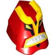 Large Figure Head, Jet Ray with Yellow Brow Print