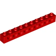 Technic Brick 1 x 10 [9 Pin Holes]