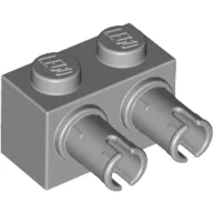 Brick Special 1 x 2 with 2 Pins, Round Pin Holes