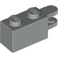 Hinge Brick 1 x 2 Locking with 2 Fingers Horizontal End, 9 Teeth