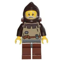 Peasant (Fantasy Era) - Dark Brown Hood