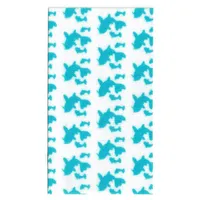 Duplo Blanket / Towel with Medium Azure Koi Fishes Print