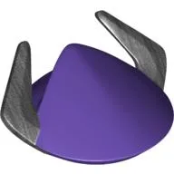 Large Figure Helmet with Silver Horns Print (Zurg)