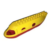 Duplo Airplane Fuselage with Red Bottom and Cargo Door