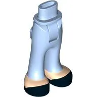 Minidoll Hips and Trousers with Back Pockets with Light Nougat Feet, Black Shoes print