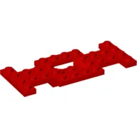 Vehicle Base 4 x 10 x 2/3 with 2 x 2 Recessed Center with Center Hole, 1 x 2 Cutouts (Early Version)