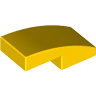 Slope Curved 2 x 1 No Studs [1/2 Bow]