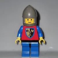 Knight (Crusader Axe) - Blue Legs, Chin-Guard