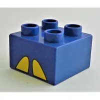 Duplo Brick 2 x 2 with Giraffe's Foot Print