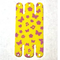 Hammock, with Dark Pink Flowers, Butterflies, Hearts, and Music Notes Pattern