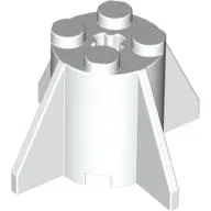 Brick Round 2 x 2 x 2 with Axle Hole and Fins