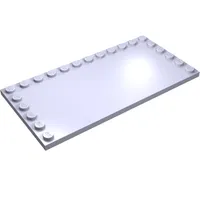 Plate Special 6 x 12 with Studs on 3 Edges