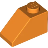 Slope 45° 2 x 1 with Bottom Pin