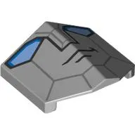 Slope 33° 2 x 2 Double / Inverted with Robot/Autobot Face print (Bumblebee)