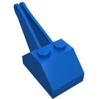 Slope Brick 45 2 x 3 x 1 & 1/3 Double Crane