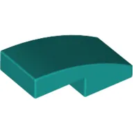 Slope Curved 2 x 1 No Studs [1/2 Bow]