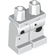 Hips and White Legs with Black Dots print