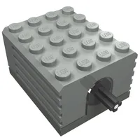 Motor, 9V 5 x 4 x 2 1/3, Dark Gray Bottom