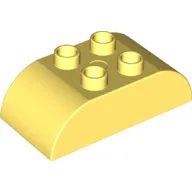 Duplo Brick 2 x 4 Curved Top