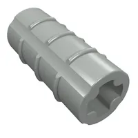 Technic Axle Connector Ridged [with + Hole + Orientation]