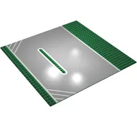 Baseplate 32 x 32 Split with 1 x 14 Center Studs and Racing Print