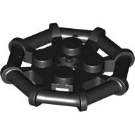 Plate Special 2 x 2 with Bar Frame Octagonal, Reinforced, Completely Round Studs