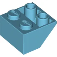 Slope Inverted 45° 2 x 2 [Ovoid Bottom Pin, Bar-sized Stud Holes]