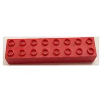 Minitalia Brick 2 x 8 with Bottom Tubes