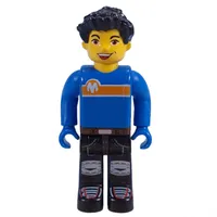 Juniors Midifig, Max, Blue Torso, Black Legs