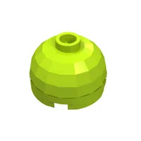 Brick Round 2 x 2 Dome Top, Blocked Open Stud, Bottom Axle Holder