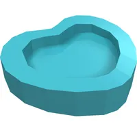 Headwear Accessory Heart with Pin