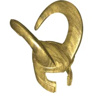 Minifig Helmet with Large Curved Flexible Horns