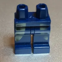 Hips and Dark Blue Legs with Dark Gray Pockets on Both Sides Print (Deep Sea Dash)