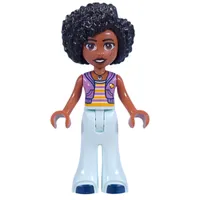 Jamila - Medium Lavender Jacket, Light Aqua Pants