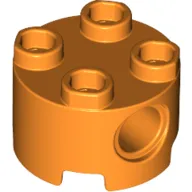 Brick Round 2 x 2, Pin Holes