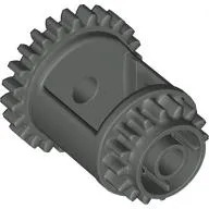 Technic Gear Differential, 24 -16 Tooth with Clutch on Both Sides