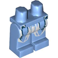 Hips and Medium Blue Legs with Dark Blue and White Electric Bolts Print (Electro)