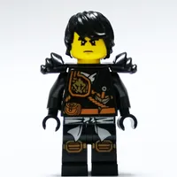 Cole with Black Hair and Shoulder Armor