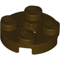 Plate Round 2 x 2 with Axle Hole Type 1 (+ Opening)