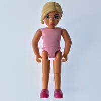 Belville Figure Fixed Elbows, Child, Female, Light Yellow Hair Long, Bright Pink Top, Magenta Shoes
