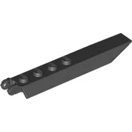 Hinge Plate 1 x 8 Locking with Angled Side Extensions, Squared Plate Underside, 7 Teeth
