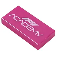 Tile 1 x 2 with White 'ACADEMY' print