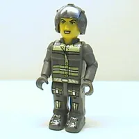 Juniors Minifig, Res-Q - Open Faced Helmet without Sunglasses