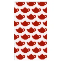 Duplo Blanket / Towel with Red Teapots Print