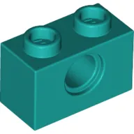 Technic Brick 1 x 2 [1 Pin Hole]