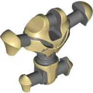 Torso Mechanical, General Grievous (Clone Wars) with Tan Armor Print