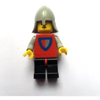 Knight (Halved Shield) - Black Legs, Neck-Protector