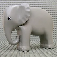 Duplo Animal Elephant with Eyes Print