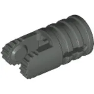 Hinge Cylinder 1 x 2 Locking with 2 Click Fingers and Axle Hole, 9 Teeth